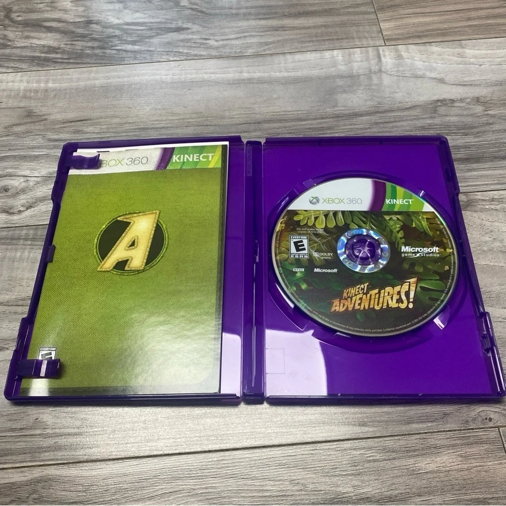 Kinect Adventures (Microsoft Xbox 360, 2010) Kinect Game Everyone MultiPlayer